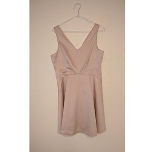 Light pink silky dress